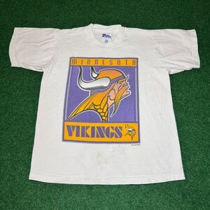Vintage 90s Minnesota Vikings Pro Player Girls 10/12 NFL T Shirt
